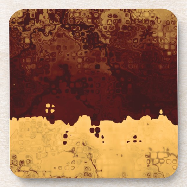 Porta-copo Fusão Dourada (Frente)