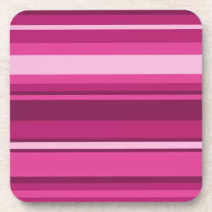 Porta-copo Fuschia stripes