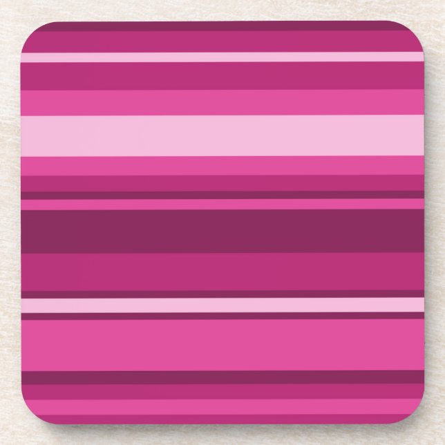 Porta-copo Fuschia stripes (Frente)