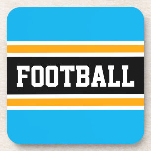 Porta-copo FUTEBOL Céu Atlítico Azul Tiras Amarelas Amarelas