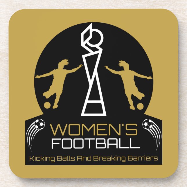 Porta-copo Futebol feminista (Frente)
