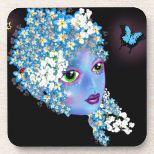 Porta-copo GAIA Mãe Terra Fantasia Pagan Art de LeahG