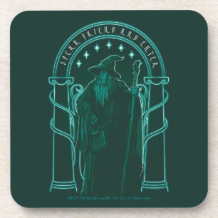 Porta-copo GANDALF™ "Fale Amigo e Entre" Portas de Durin