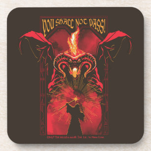 Porta-copo GANDALF™ Vs Balrog "Você Não Passará" Gráfico