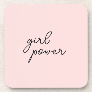 Porta-copo Gangue de Meninas Poder Feminista Moderno Rosa Fof