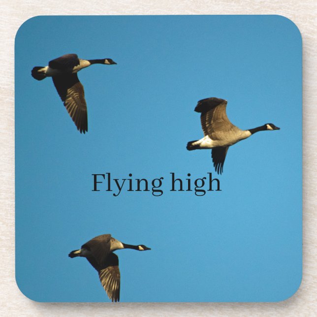 Porta-copo Gansos canadenses em voo (Frente)