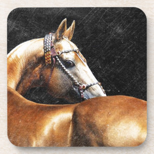 Porta-copo Garanhão de Akhal-teke do Palomino
