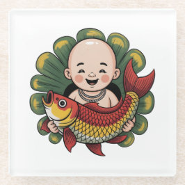 Porta copo | Garoto Bonito com Lucky Koi