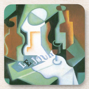 Porta-copo Garrafa e Fruteira de Juan Gris, Cubismo Vintage