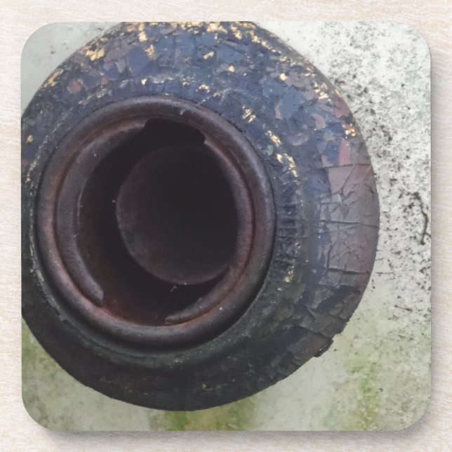 Porta-copo gás de caminhão verde e branco (Frente)