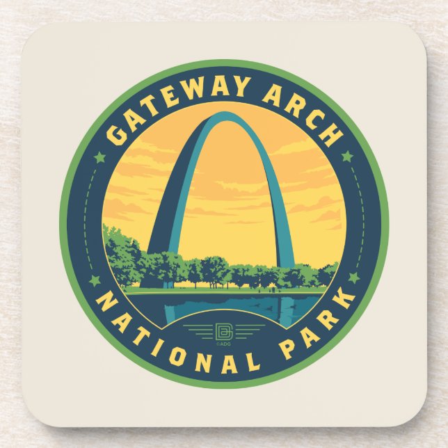 Porta-copo Gateway Arch National Park (Frente)