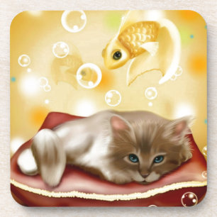 Porta-copo Gatinho de Sonho Gelado