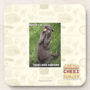 Porta-copo Gato da ópera