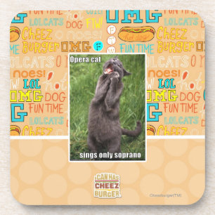 Porta-copo Gato da ópera