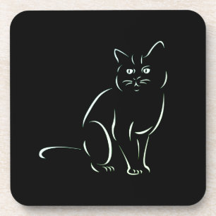 Porta-copo Gato de Gatinho Branco