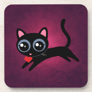 Porta-copo Gato de Gato de Gato Coração de Ladrão de Gatos