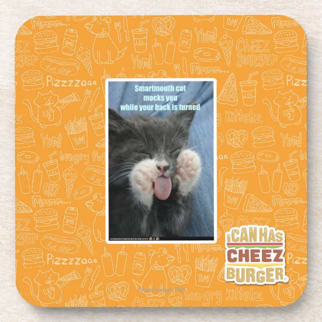 Porta-copo Gato de Smartmouth (Frente)