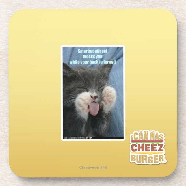 Porta-copo Gato de Smartmouth (Frente)