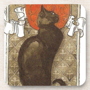 Porta-copo Gato de Steinlein - Art Nouveau