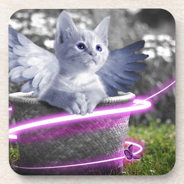 Porta-copo gato-do-anjo (Frente)