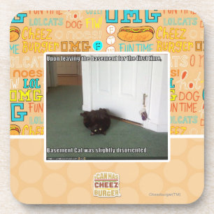 Porta-copo Gato do porão, desorientado leve