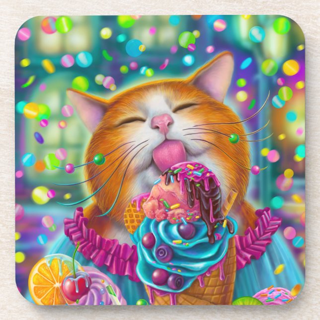 Porta-copo Gato Doce (Frente)