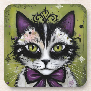 Porta-copo Gato Gótico