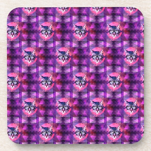 Porta-copo gato iluminado (Frente)