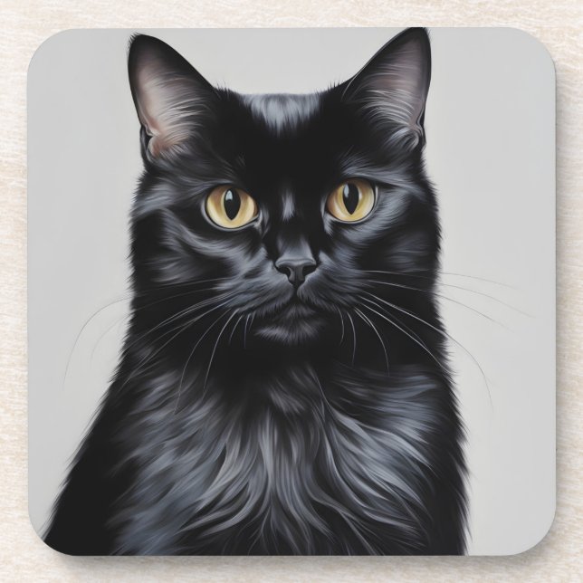 Porta-copo Gato Negro (Frente)