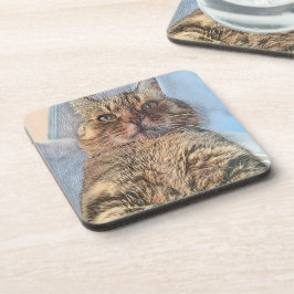 Porta-copo Gato Tigre Majestoso