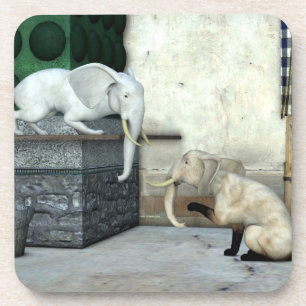 Porta-copo Gatos Elefantes Adoráveis