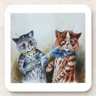 Porta-copo gatos Louis Wain