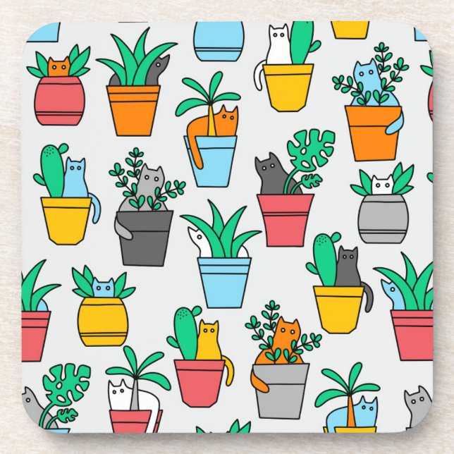 Porta-copo Gatos nos pântanos (Frente)