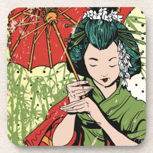 Porta-copo Geisha