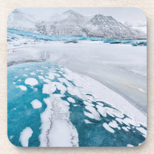 Porta-copo Gelo de glaciar congelado, Islândia
