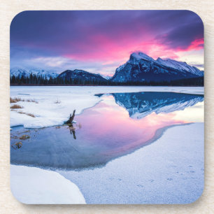 Porta-copo Gelo e neve Mt. Rundle, Canadá