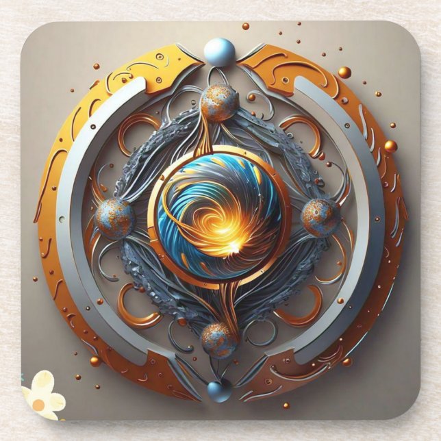 Porta-copo "Gênesis da gravidade" (Frente)