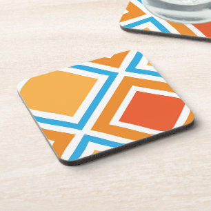 Porta-copo geometria de abstrato diamante