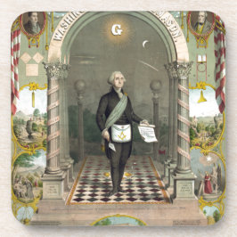 Porta-copo George Washington como Freemason