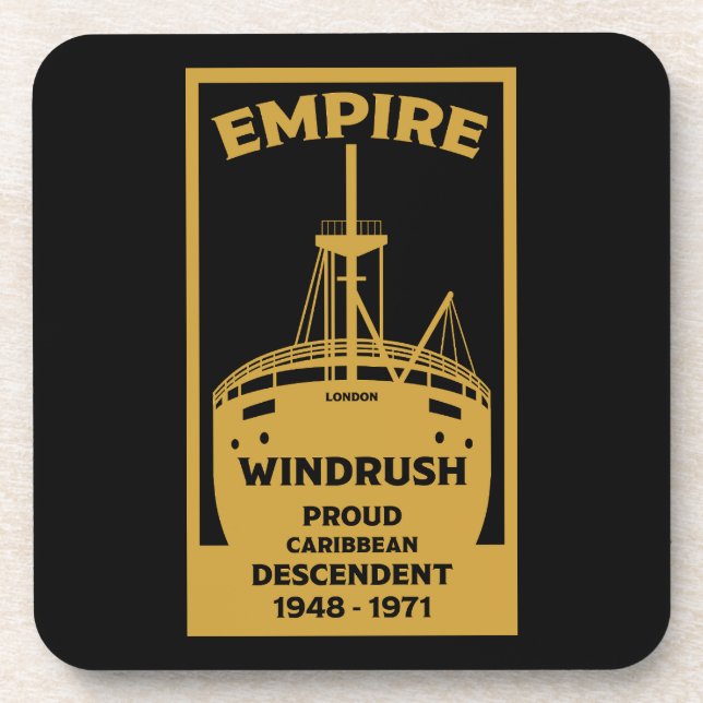 Porta-copo Geração Windrush História Negra (Frente)