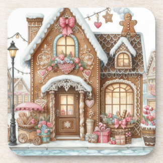 Porta-copo Gingerbread House Village