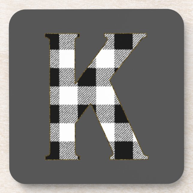 Porta-copo Gingham Check K (Frente)