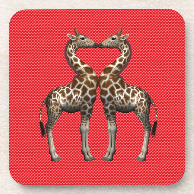 Porta-copo Girafas Apaixonadas (Frente)