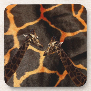 Porta-copo "Girafas exóticas: em uma Canvas patenteada da gir