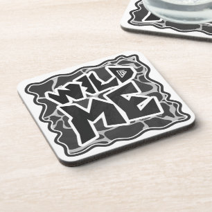 Porta-copo Giraffe Black and Light Cinza