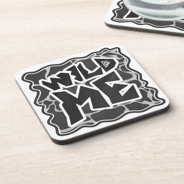 Porta-copo Giraffe Black and Light Cinza (Left Side)