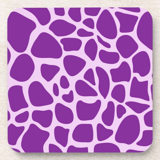 Porta-copo Giraffe Skin Purple Texture-23324 (Frente)
