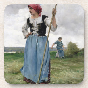 Porta-copo Girando o feno (óleo em canvas)