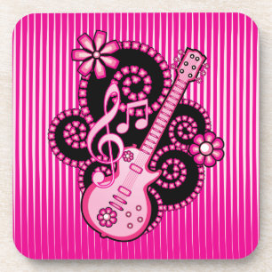 Porta-copo Girlie Guitar