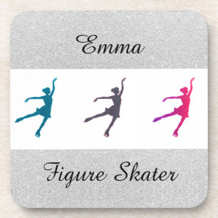 Porta-copo Girls Figure Skater / Ice Skating Personalizado